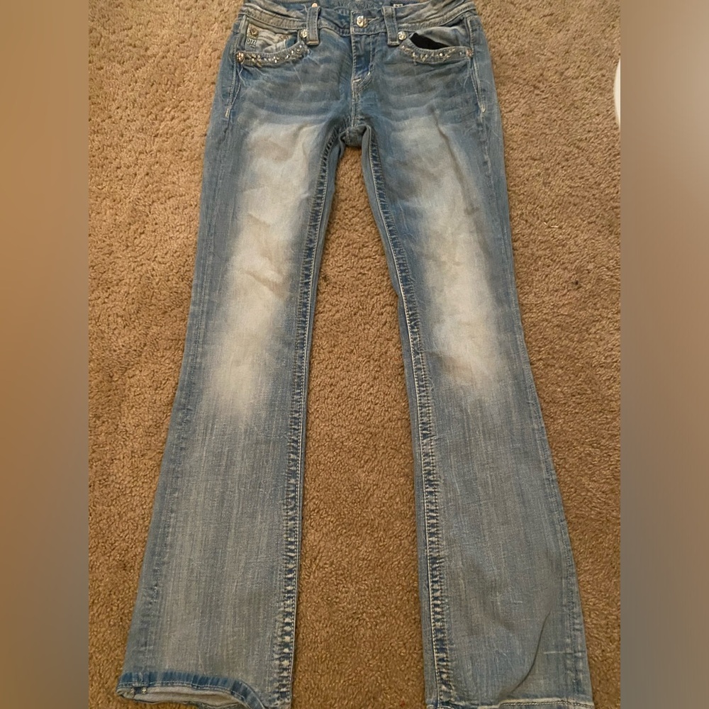 Miss me jeans light washed hardly worn